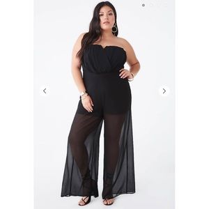 Black Sheer Jumpsuit